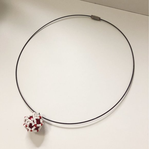 Champaq Handcrafted Bead Pendant Necklace - Picture 5 of 5